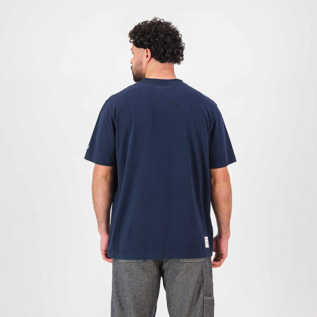 Springboks SML Shield Regular Crew Tee - Navy