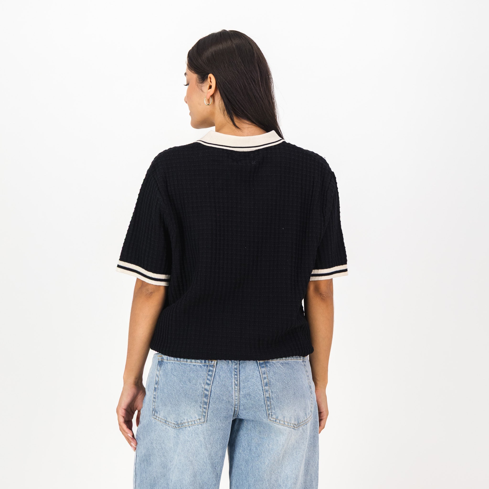 Orlando Pirates Basket Weave SS Knit Jersey-Black