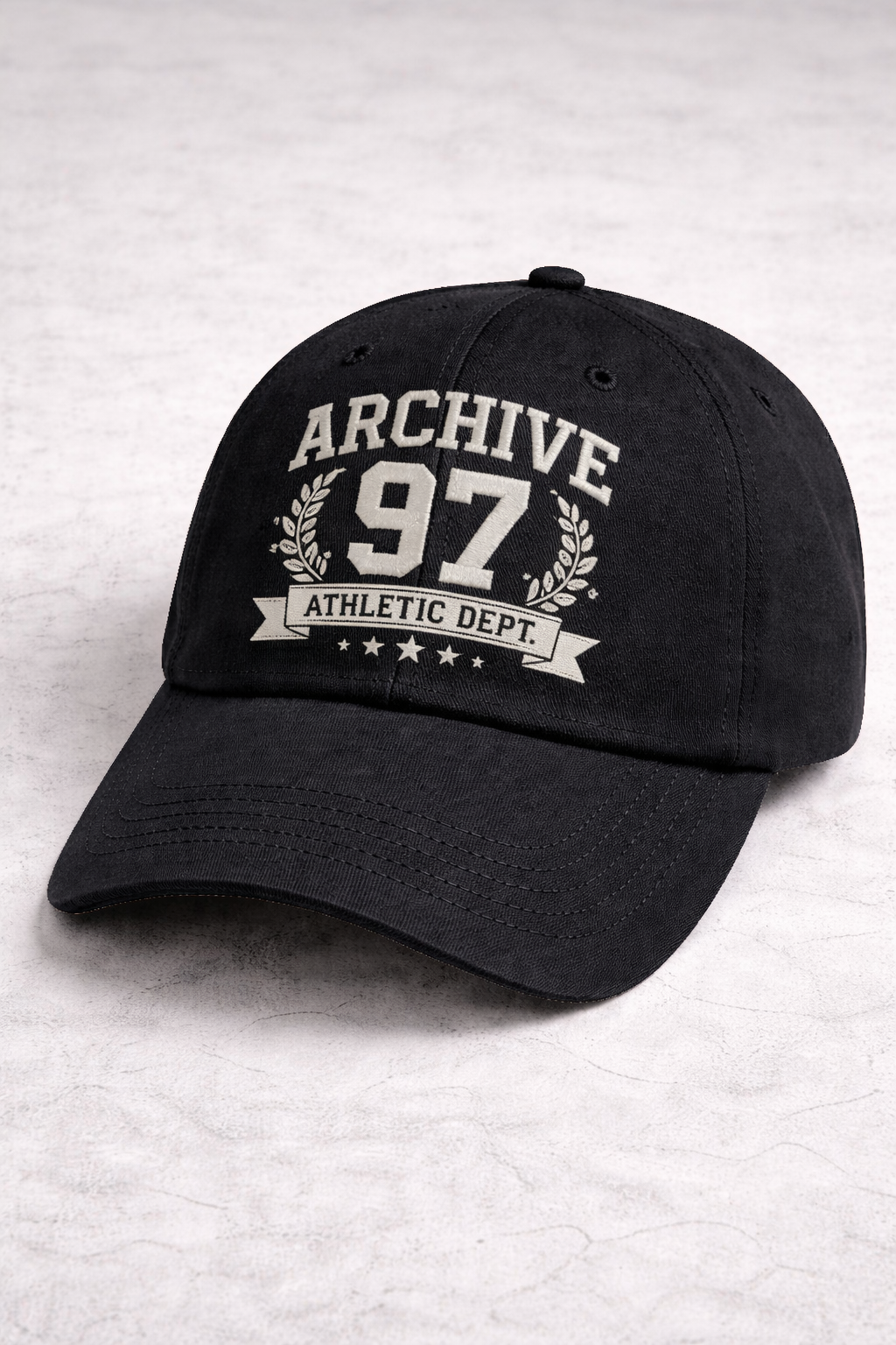 ARCHIVE 97 ATHLETIC DEPARTMENT BLACK CAP