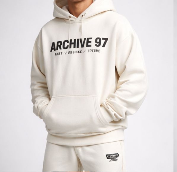 ARCHIVE 97 WHITE HOODIE