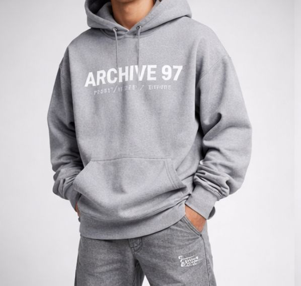 ARCHIVE 97 GREY HOODIE