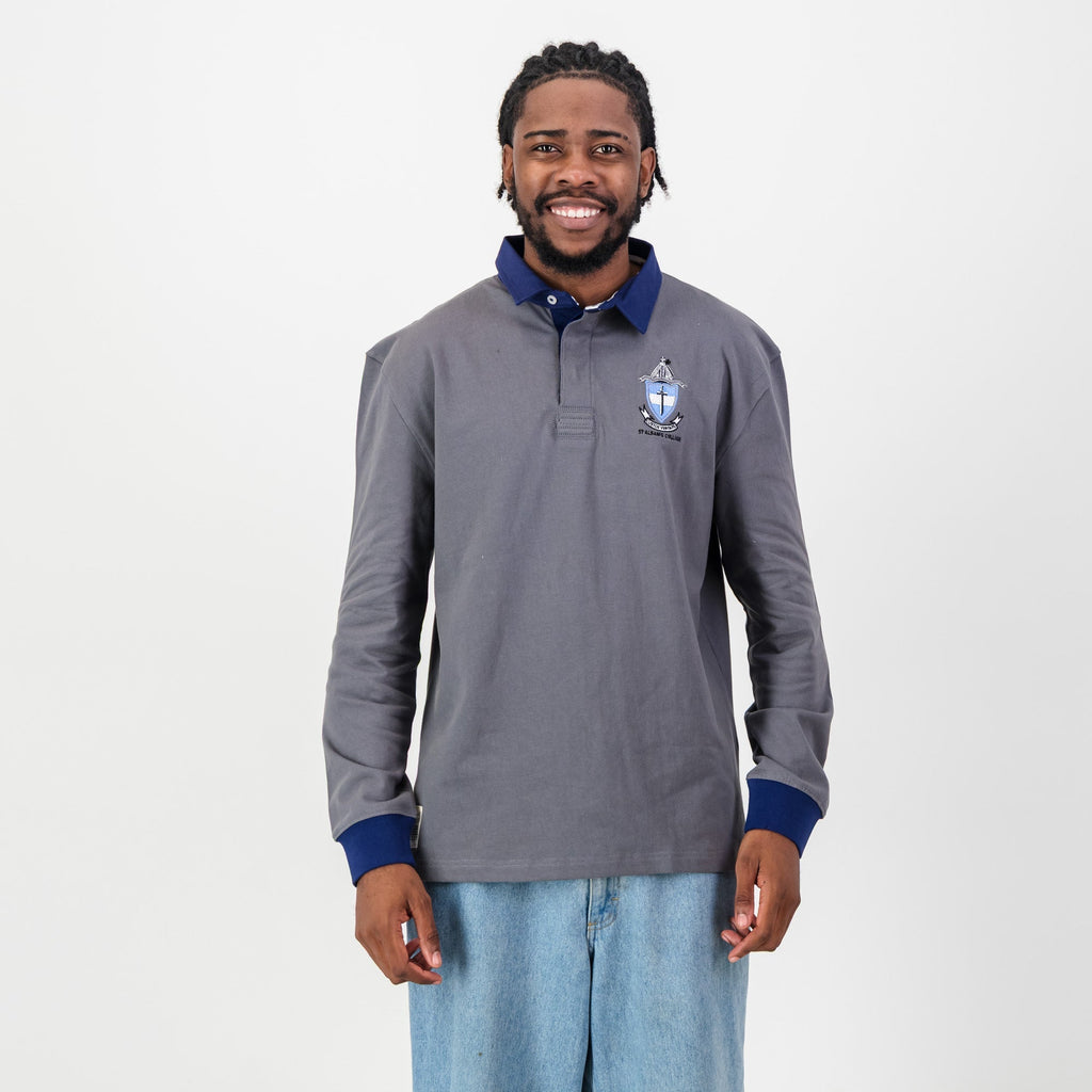 Schools St Albans LS Rugby Jersey-Grey