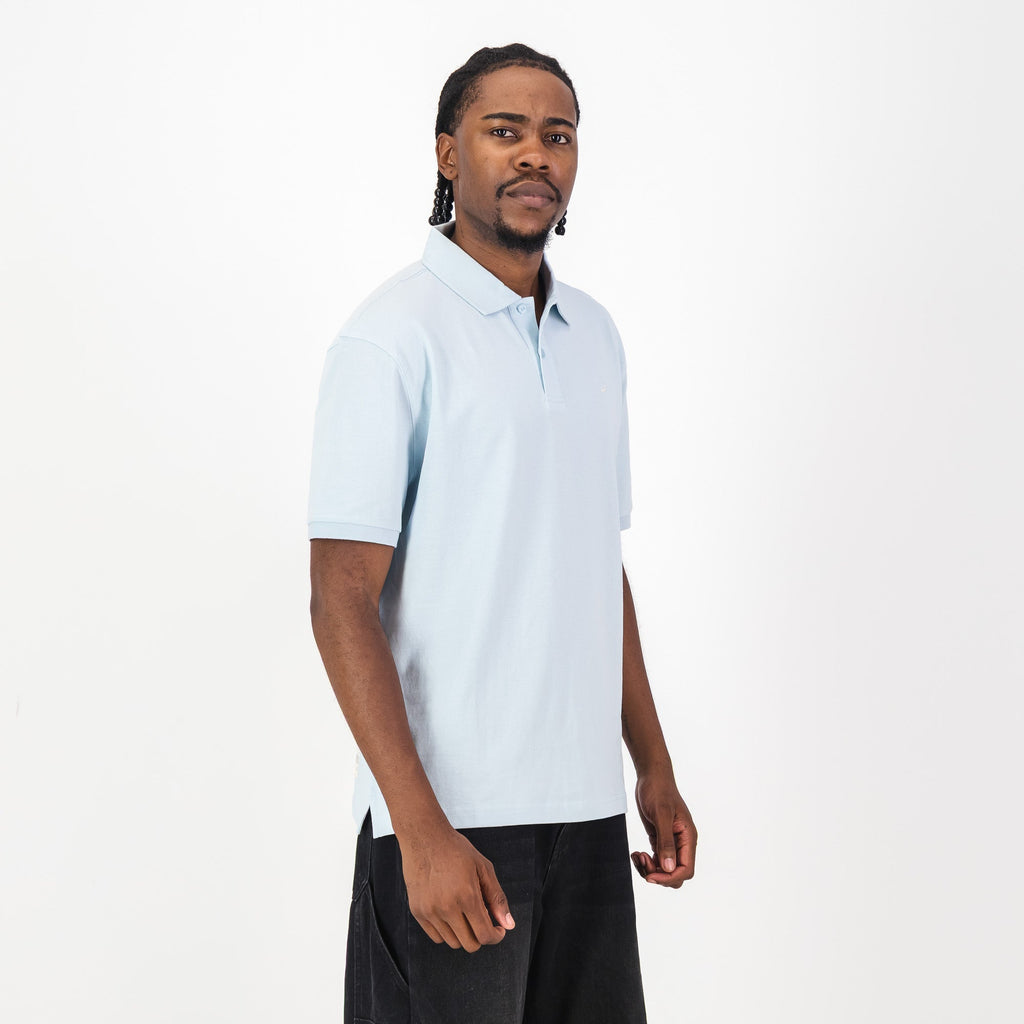 Springboks Contrast Embroidery Polo- Skyway