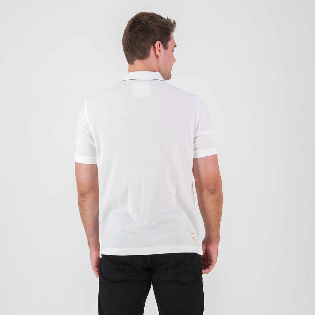 Springboks Golf SS Polo-White