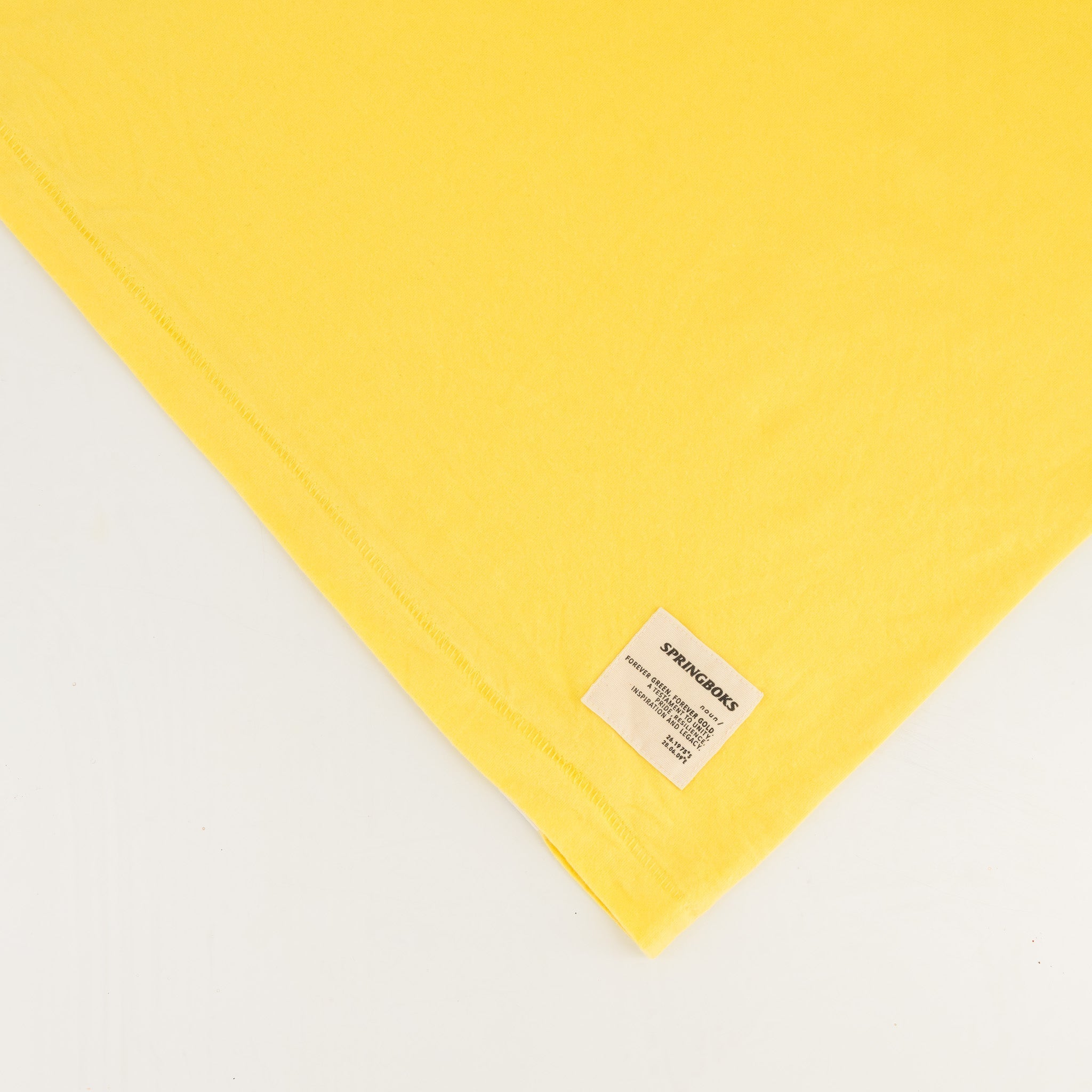 Springboks SML Bok HS Regular Crew Tee - Sunshine
