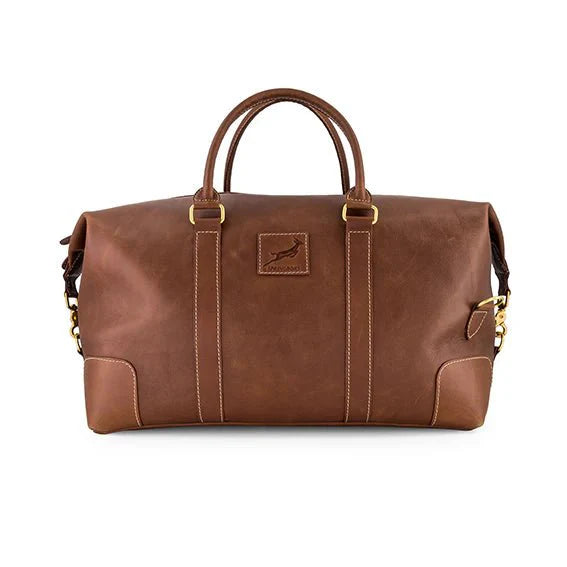 Springboks Weekender Duffle Bag-Dark Brown