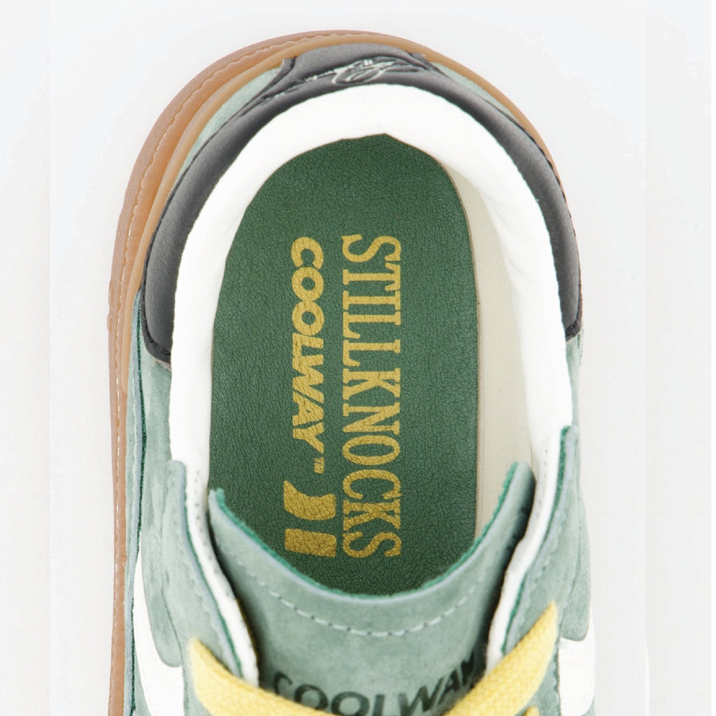 Stillknocks X Coolway X Old School Sneaker-Forest Green